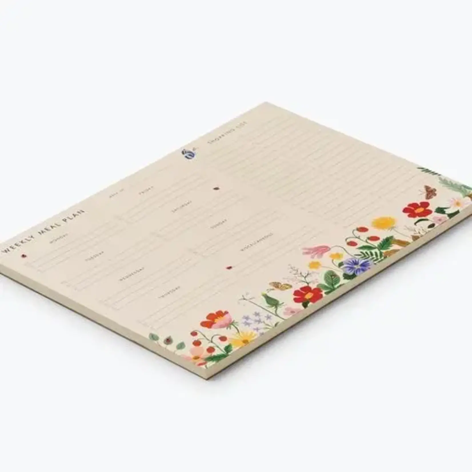 Rifle Paper Company Strawberry Fields Meal Planner Notepad