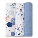 Into The Woods Organic Swaddles -  set of 3