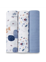 Into The Woods Organic Swaddles -  set of 3