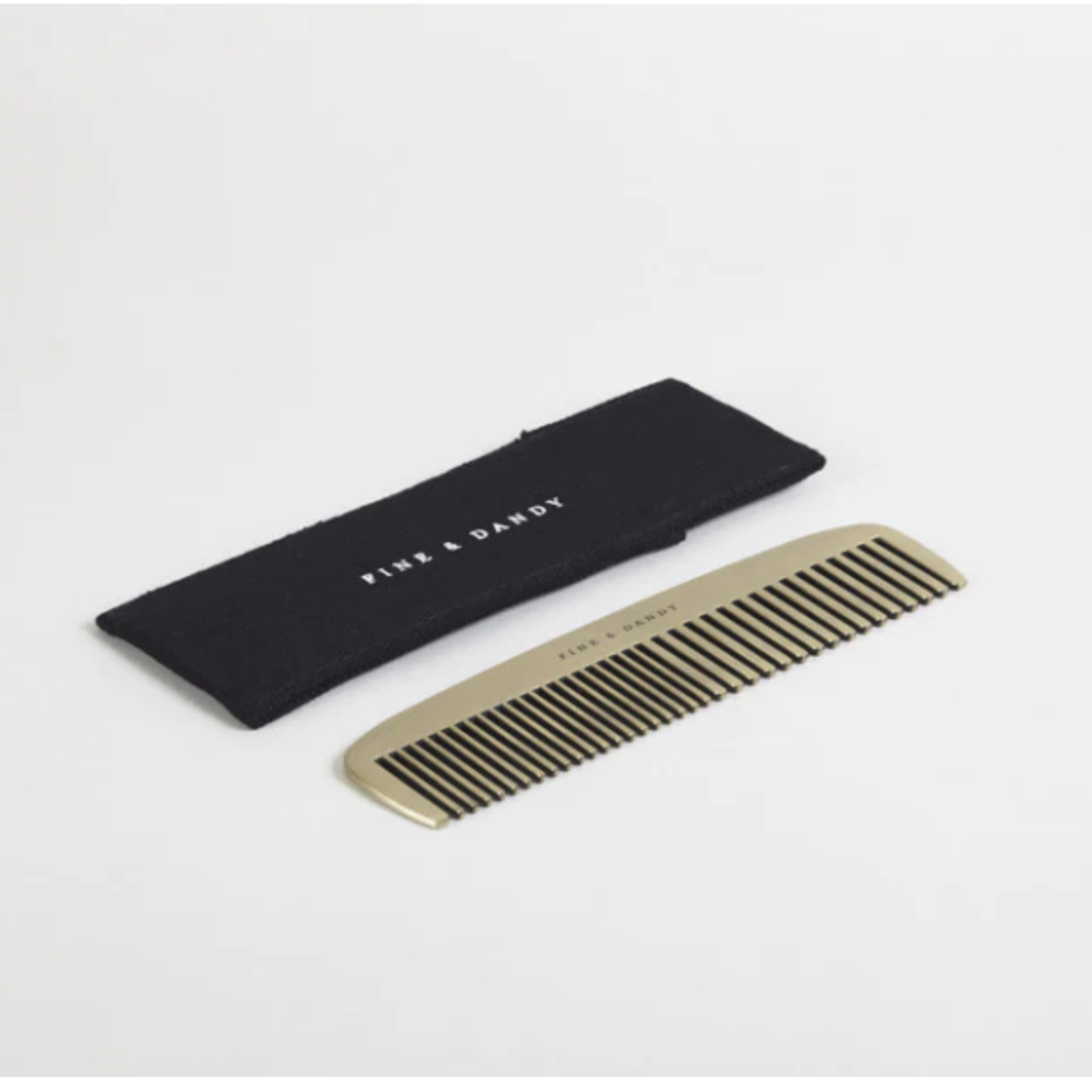 Izola (Aesthetic Movement) Fine & Dandy Brass Plated Comb