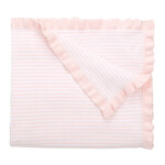 Elegant Baby Mini Stripe Blanket-Pink