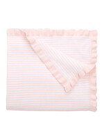 Elegant Baby Mini Stripe Blanket-Pink