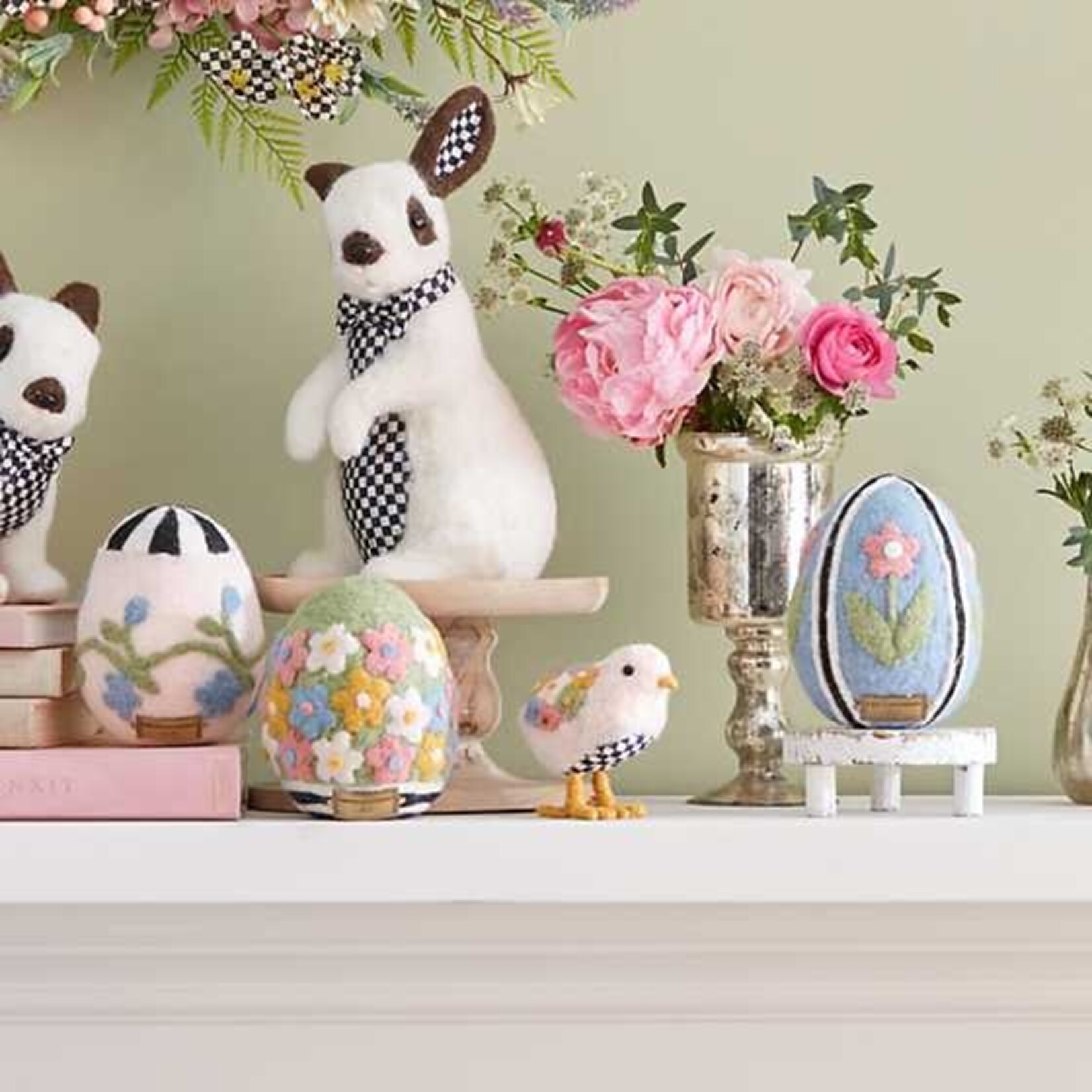 MacKenzie-Childs Spring Fling Felted Eggs - Set of 3