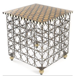 MacKenzie-Childs Quatrefoil Accent Table