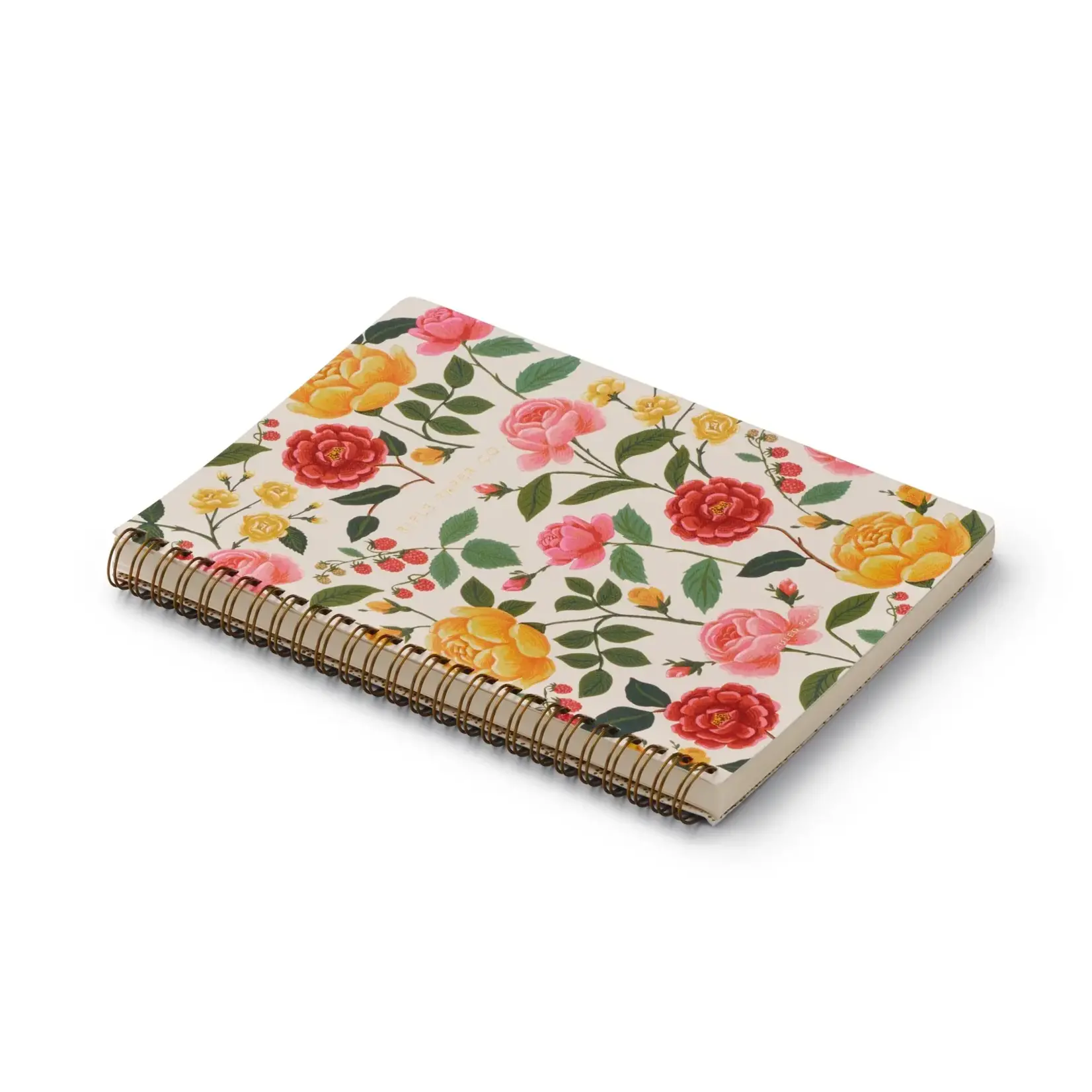 Rifle Paper Company Roses Spiral Notebook