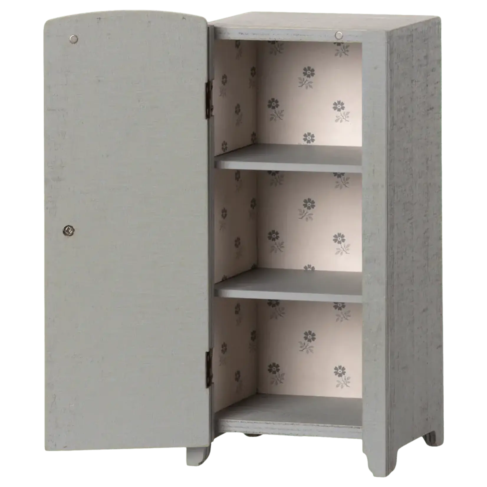 Maileg USA Miniature Closet - Grey/Mint