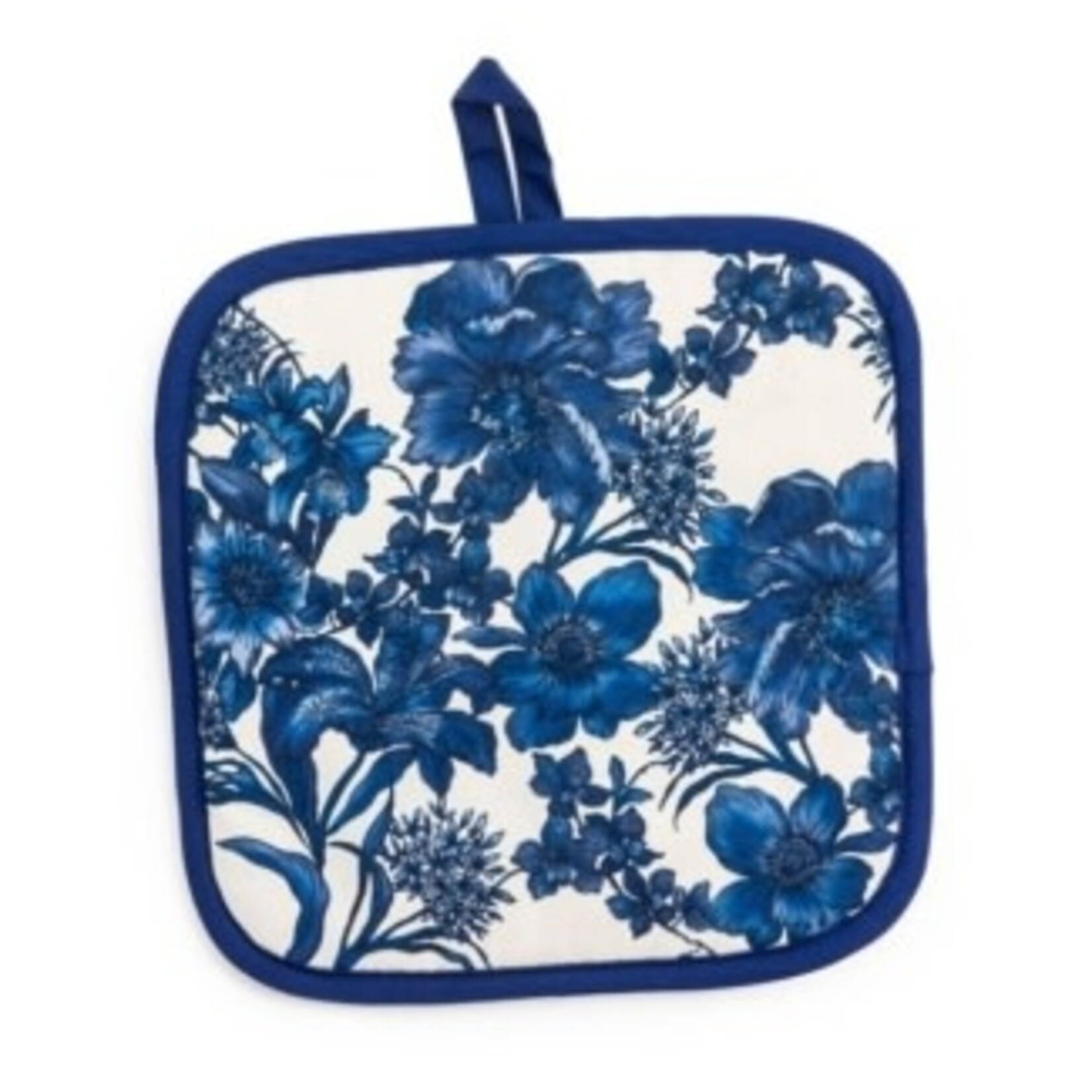 MacKenzie-Childs English Garden Pot Holder - Royal