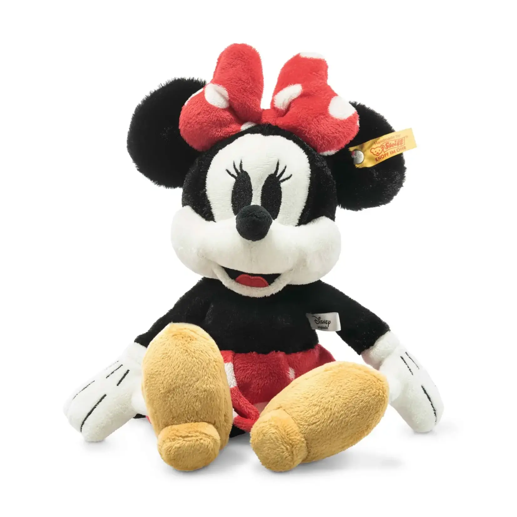 Steiff Disney's Minnie Mouse Stuffed Plush Toy, 12 Inches