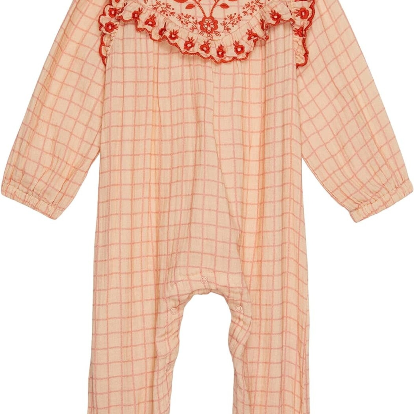 Peek Aren't You Curious Bib N Ruffle Coverall