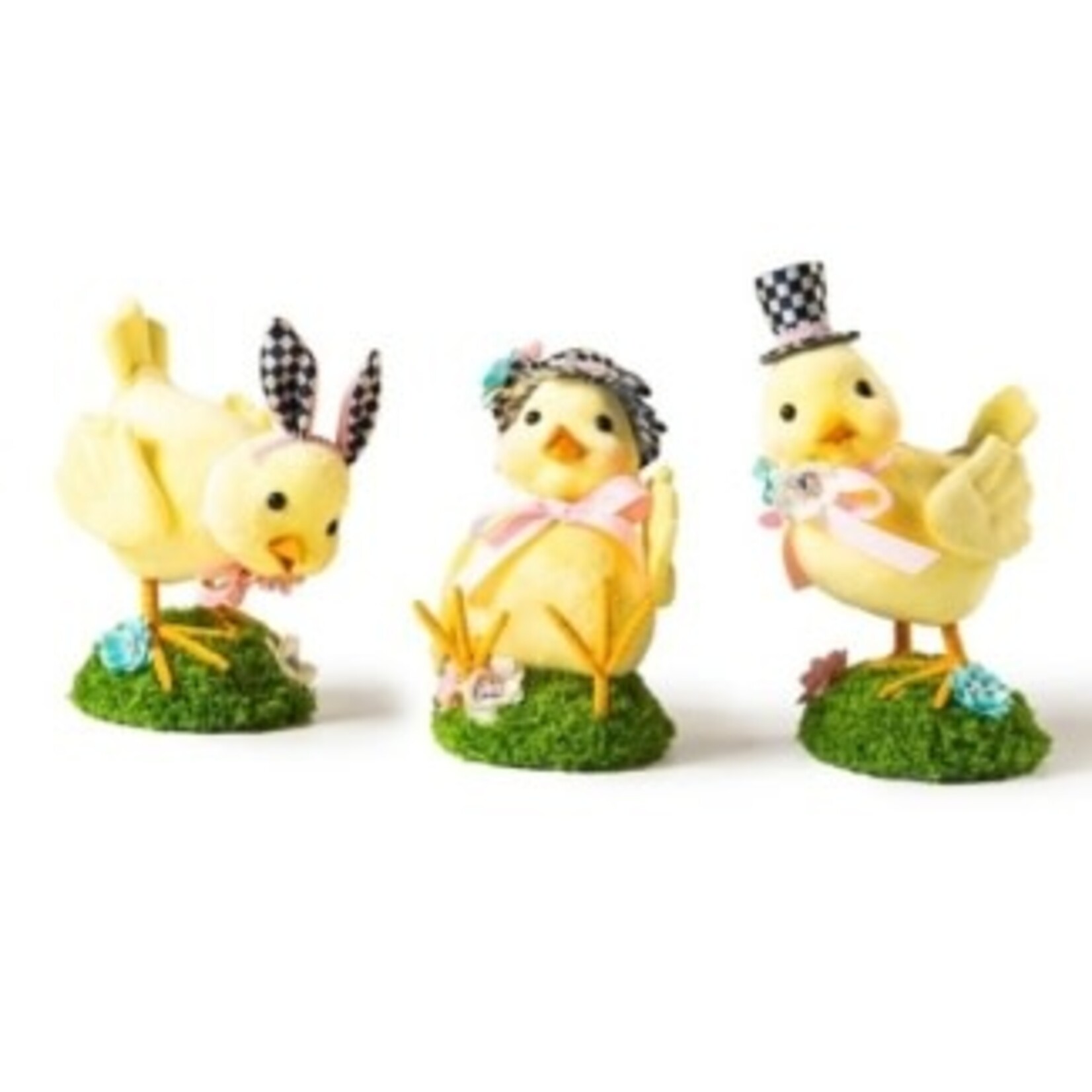 MacKenzie-Childs Spring Fling Chicks - Set of 3