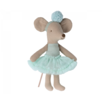 Maileg USA Ballerina Mouse, Little Sister - Light Mint