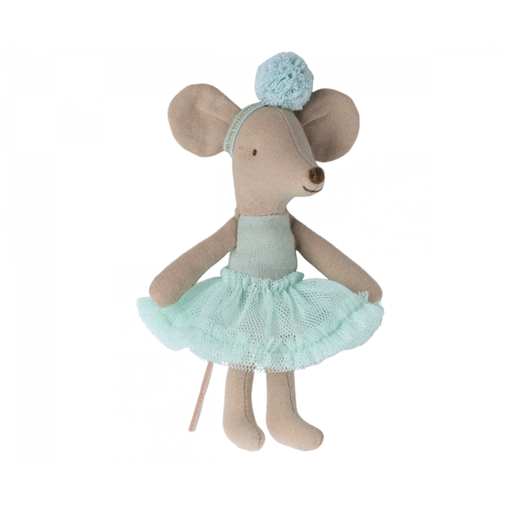 Maileg USA Ballerina Mouse, Little Sister - Light Mint