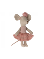 Maileg USA Ballerina Mouse, Little Sister - Rose