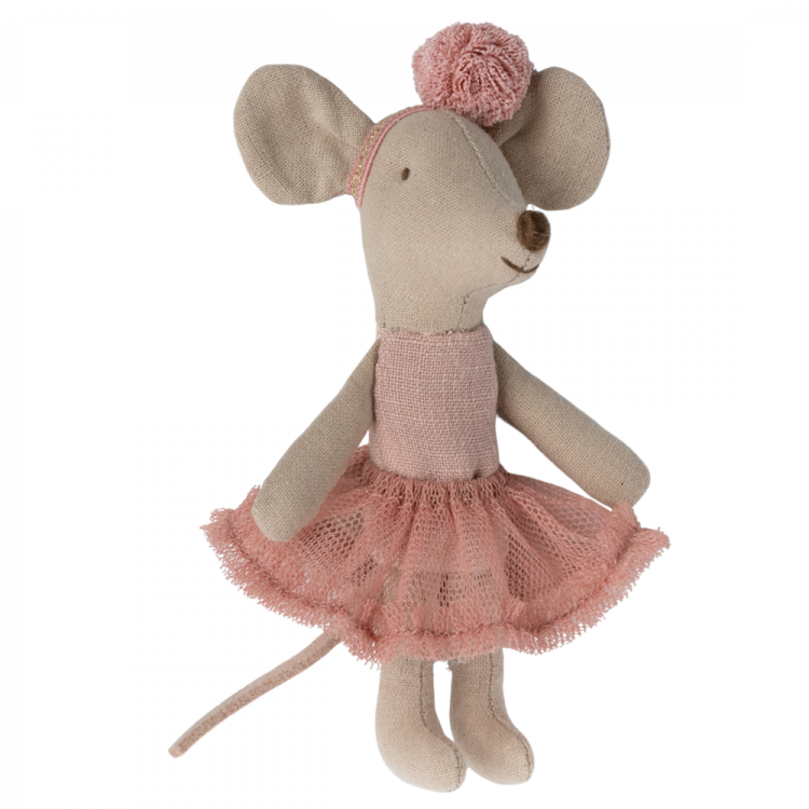 Maileg USA Ballerina Mouse, Little Sister - Rose