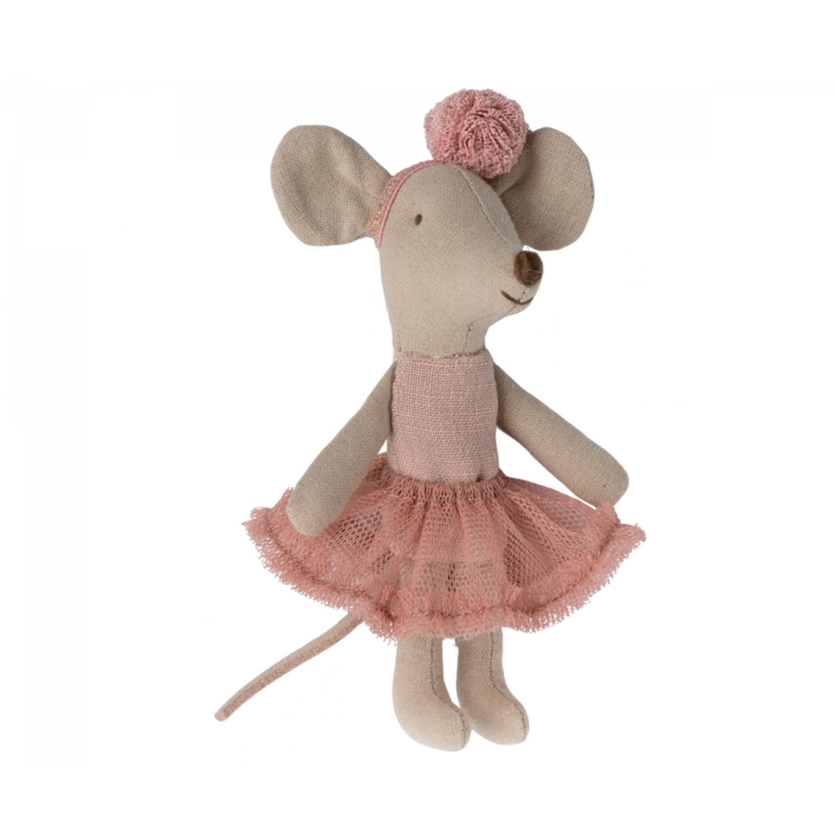 Maileg USA Ballerina Mouse, Little Sister - Rose