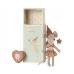 Maileg USA Tooth Fairy Mouse in Matchbox - Rose