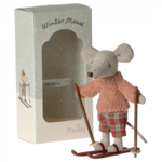 Maileg USA Winter Mouse with Ski Set, Big Sister