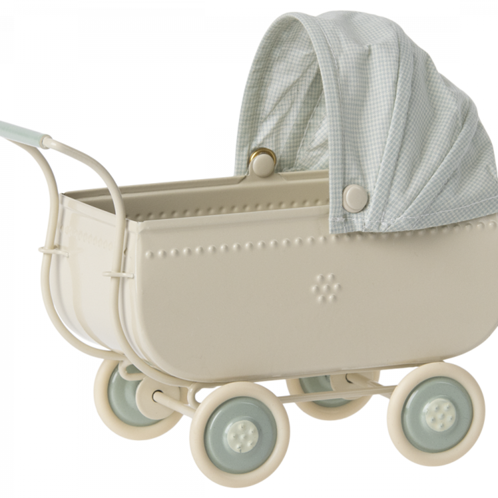 Maileg USA Pram, Micro - Blue