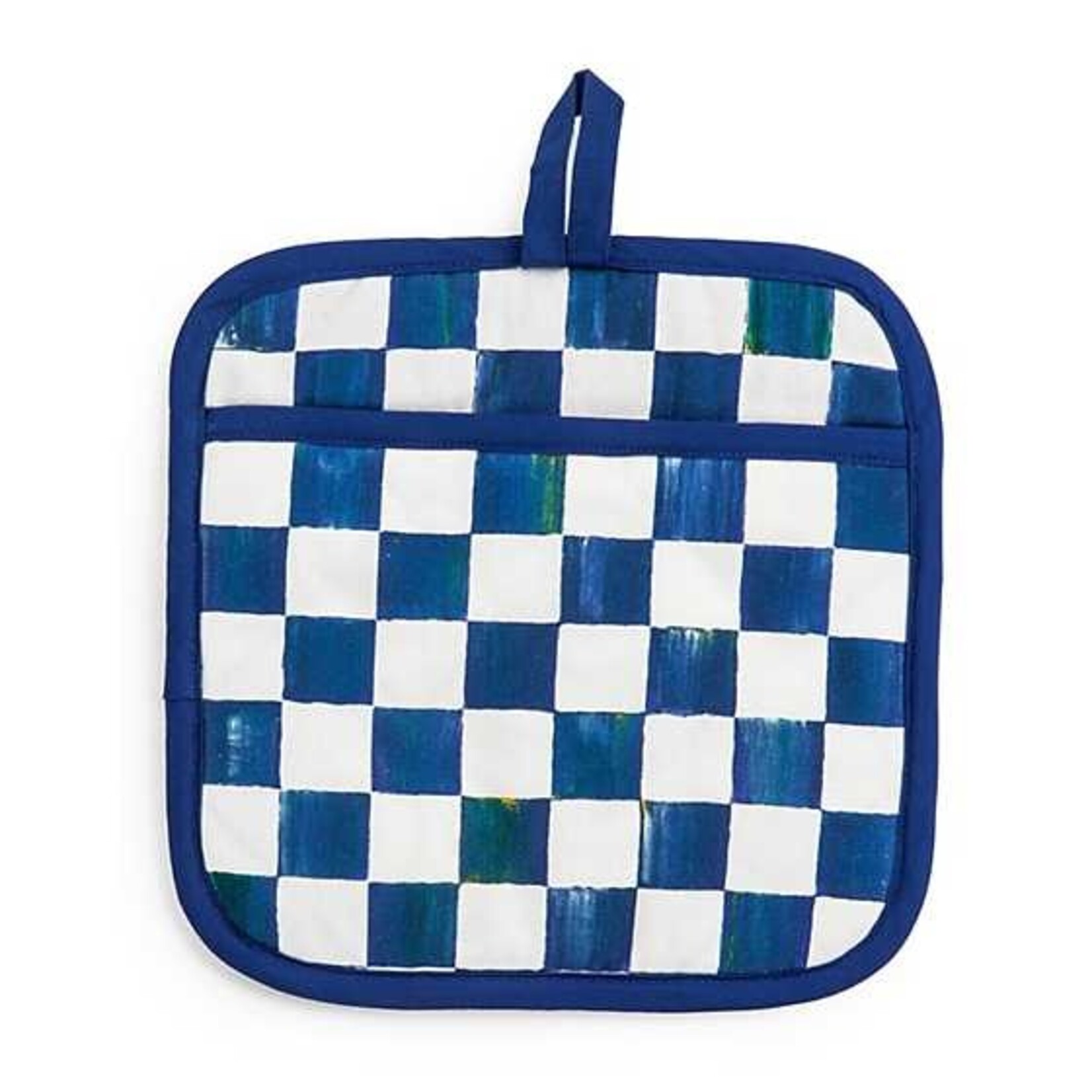 MacKenzie-Childs English Garden Pot Holder - Royal