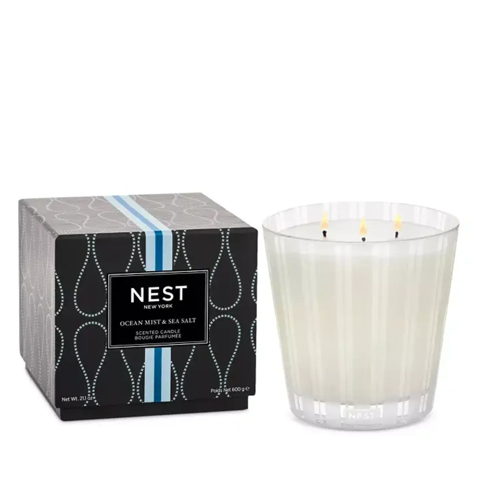 Nest Fragrances Ocean Mist & Sea Salt 3 Wick Candle