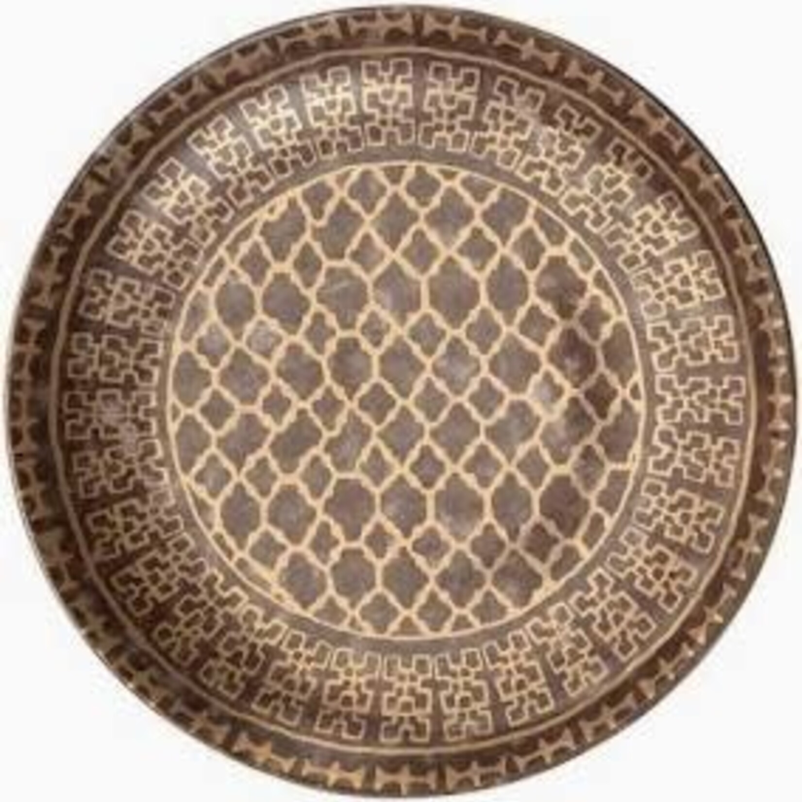 L'Objet Fortuny 18" Ashanti Round Platter