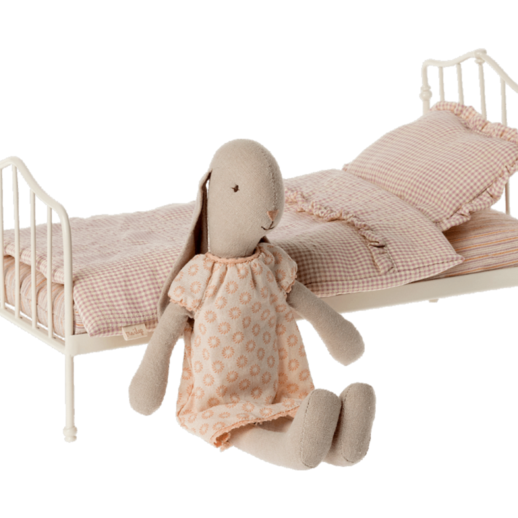 Maileg USA Miniature Bed, Mini - Purple