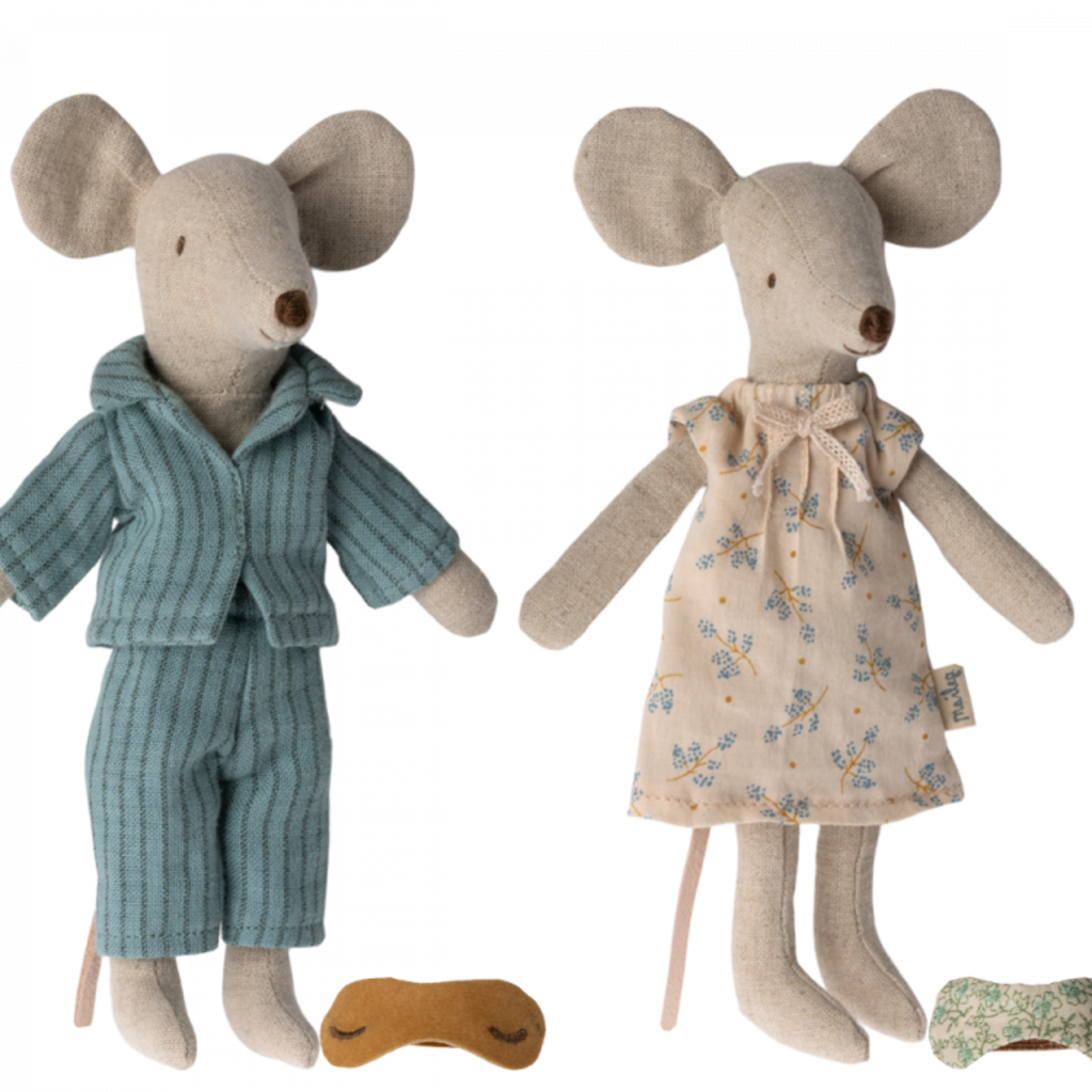 Maileg USA Mum and Dad Mice in Cigarbox