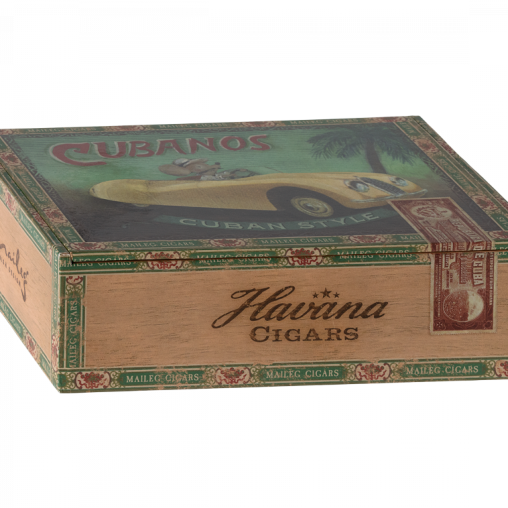 Maileg USA Grandma and Grandpa Mice in Cigarbox