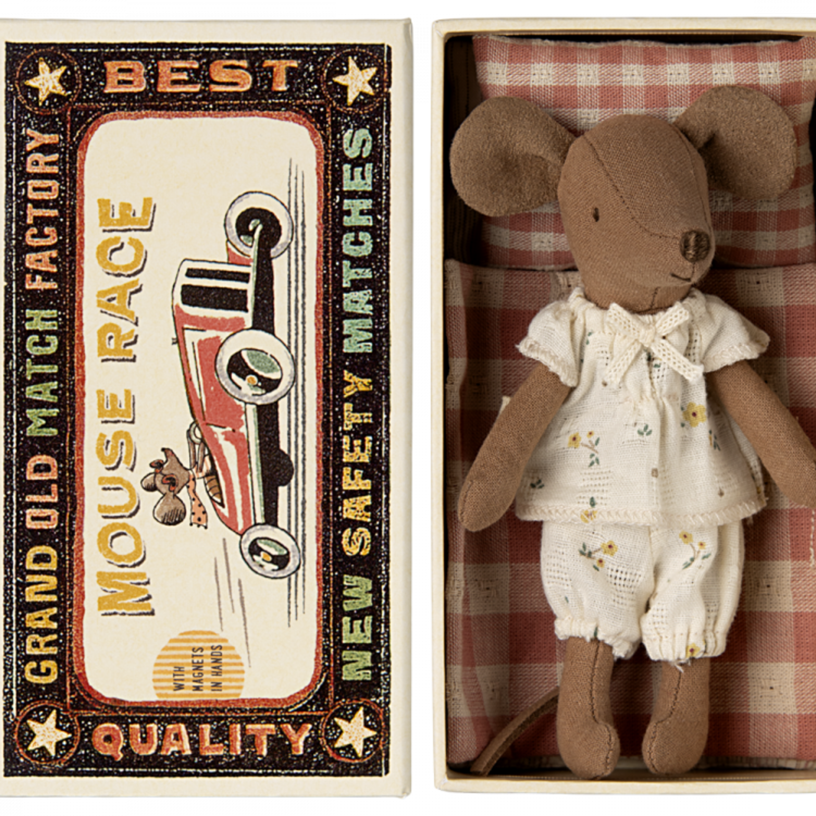 Maileg USA Big Sister Mouse in Matchbox