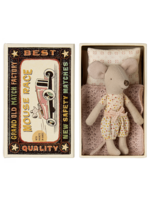 Maileg USA Little Sister Mouse in Matchbox