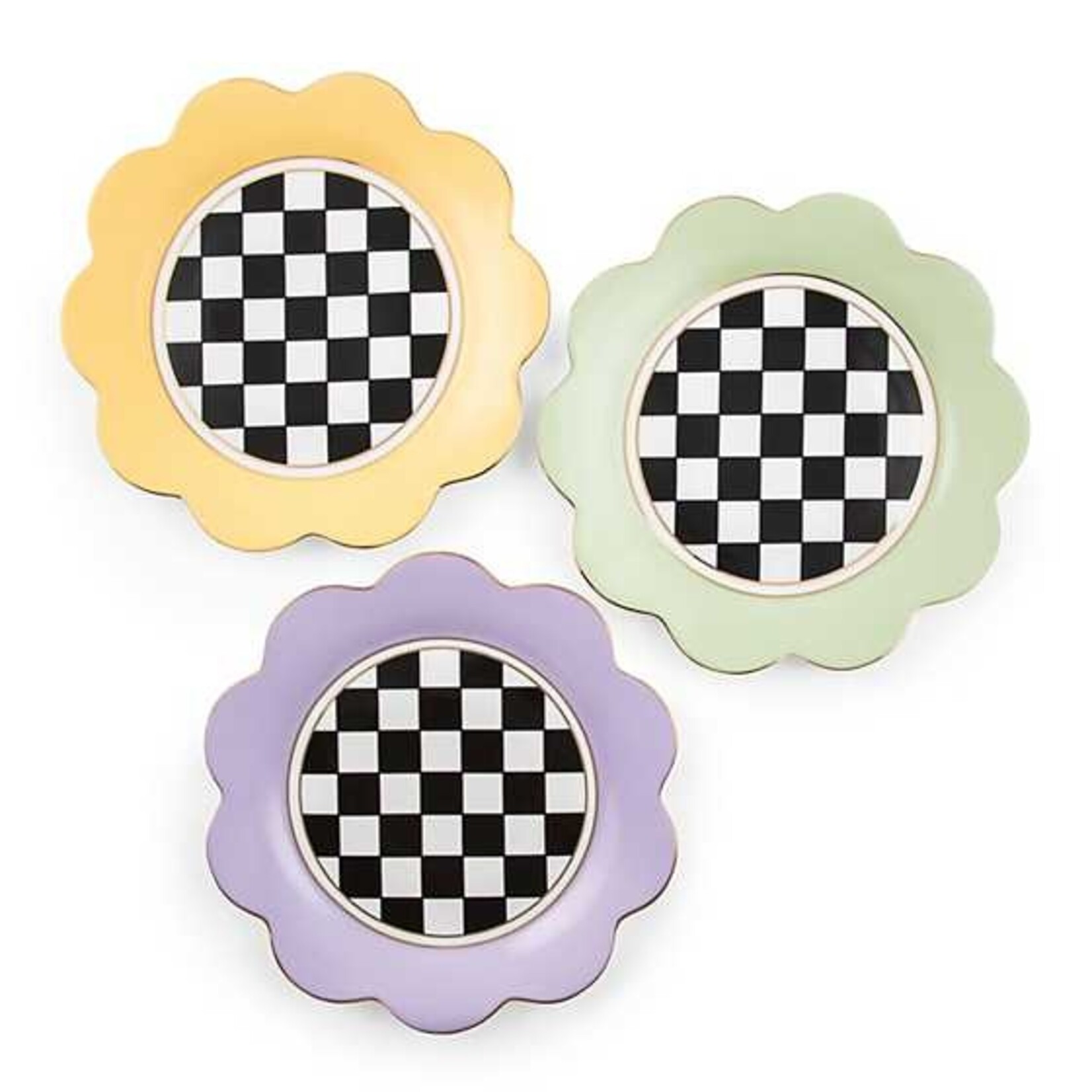 MacKenzie-Childs Butterfly Toile Pistachio Dinner Plate