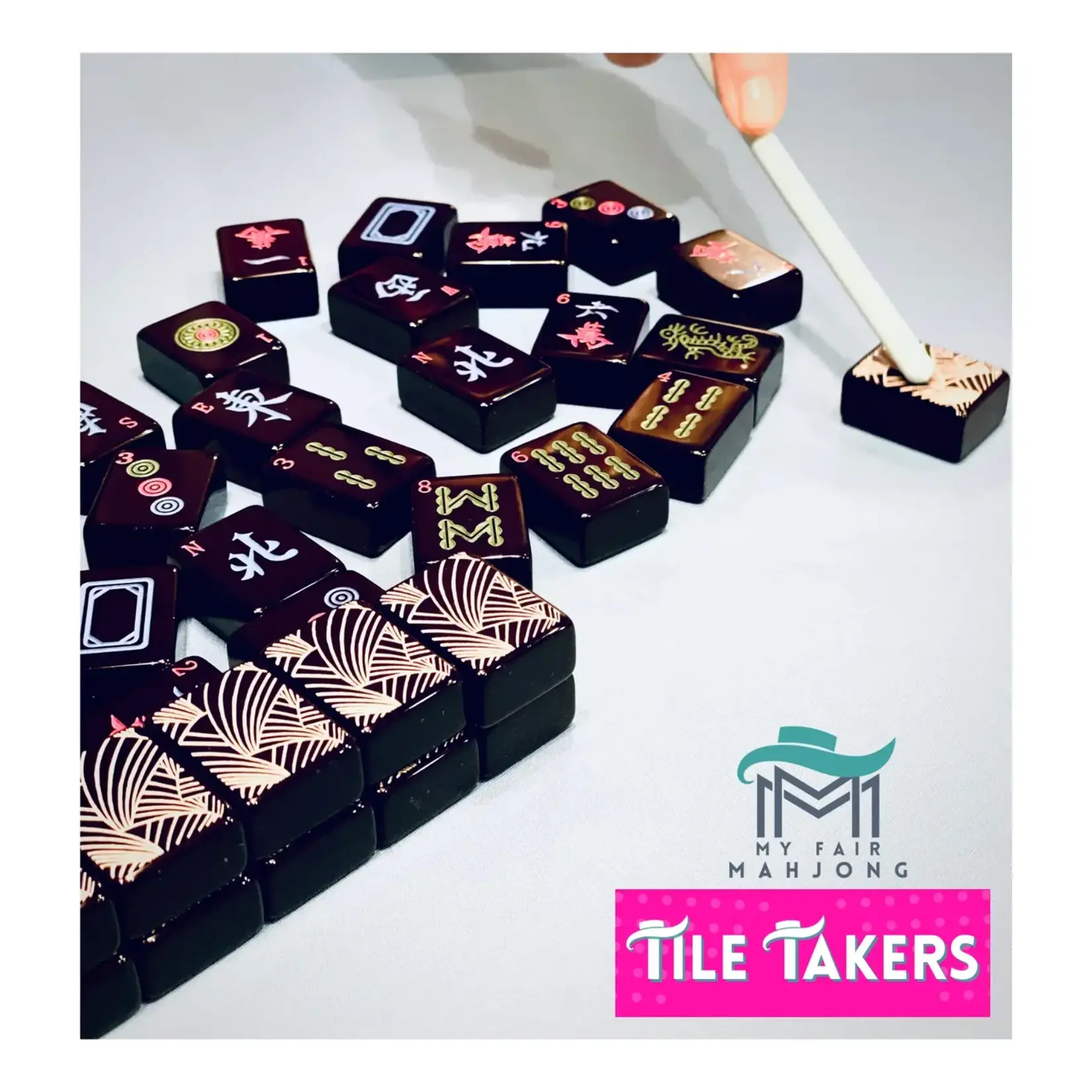 My Fair Mahjong Mahjong Tile Takers (Set of 4)