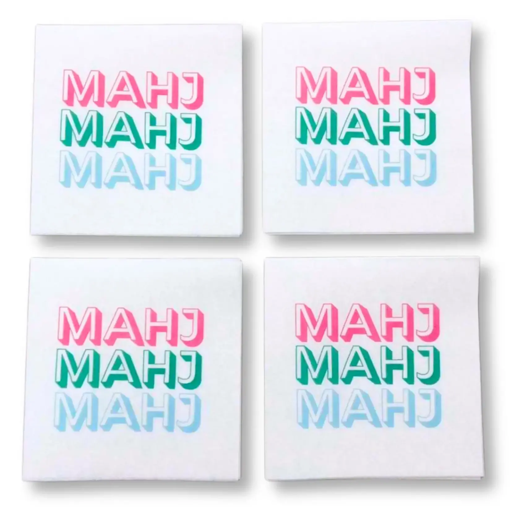 My Fair Mahjong Mahjong "Mahj" Cocktail Napkins - 50-Pack