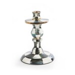 MacKenzie-Childs Courtly Check Small Enamel Candlestick