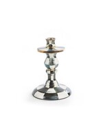 MacKenzie-Childs Courtly Check Small Enamel Candlestick