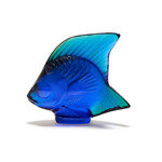 Lalique Angel Fish - Cap Ferrat Blue