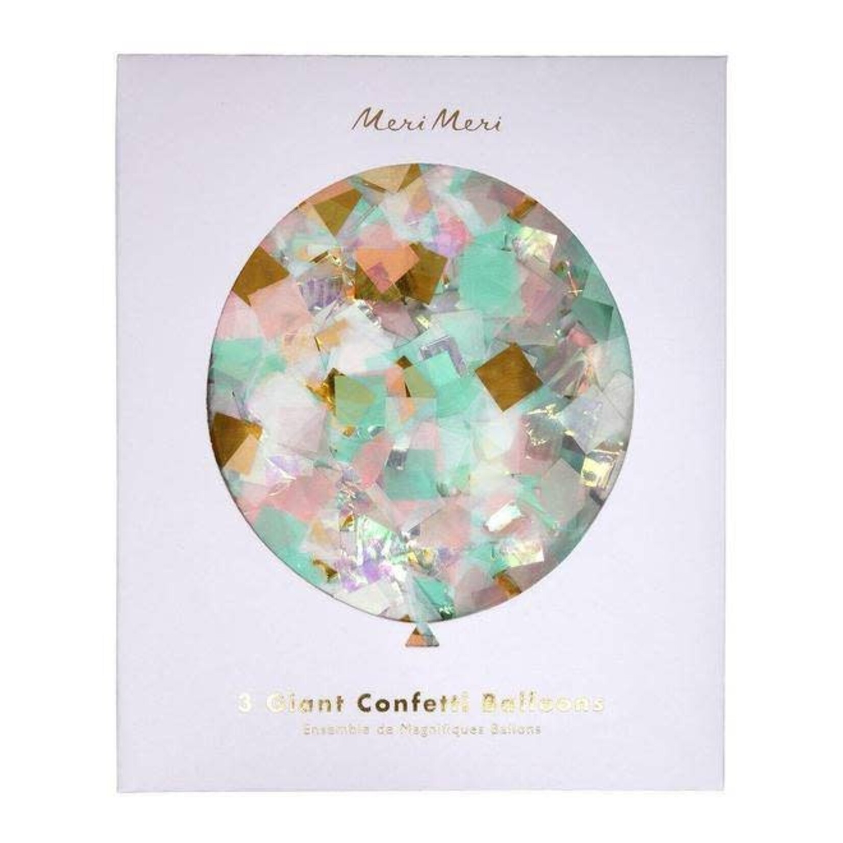 Meri Meri Giant Iri Confetti Balloons