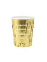 Meri Meri Gold Fringe Party Cups - Pack of 8