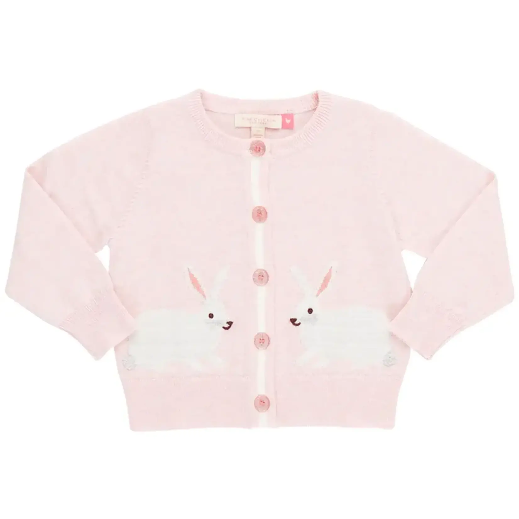 Pink Chicken Baby Girls Maude Rabbit Sweater - Light Pink