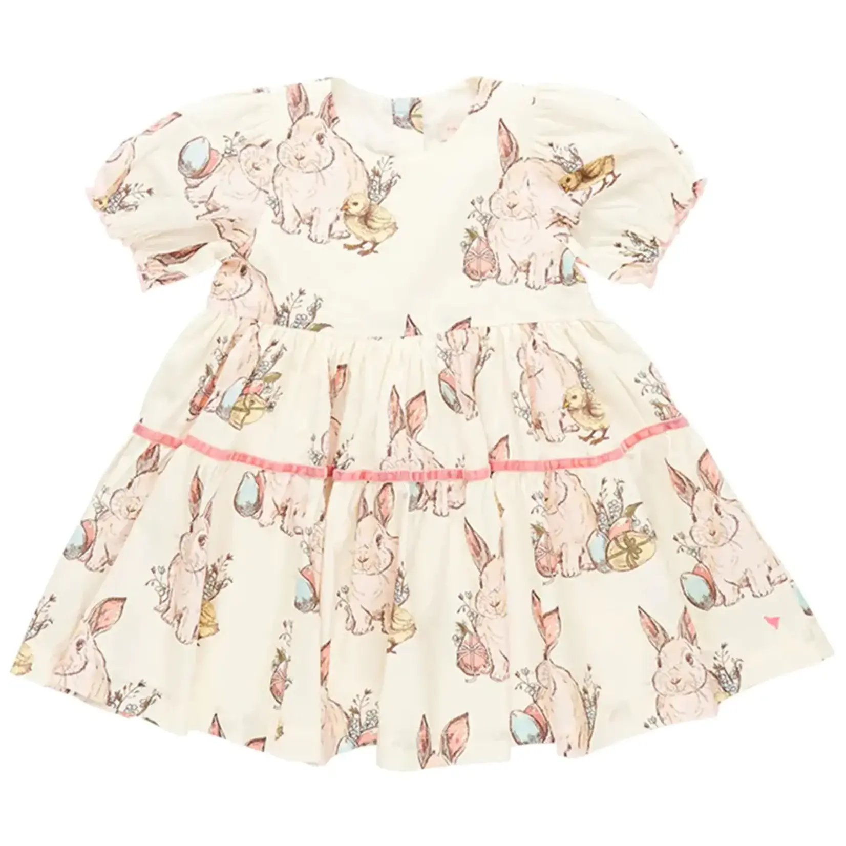 Pink Chicken Girls Maribelle Dress - Bunny Friends