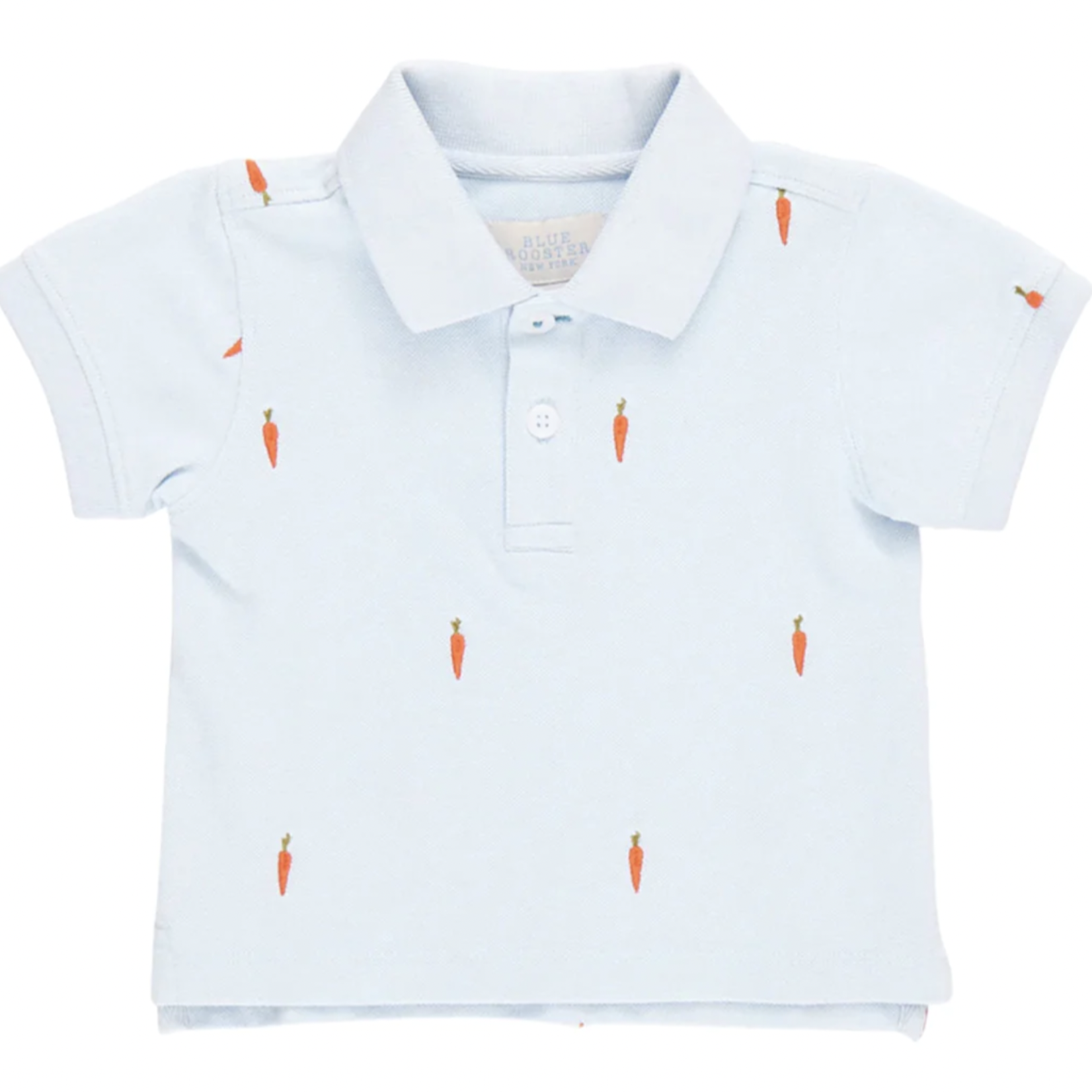Blue Rooster Boys Alec Shirt - Carrot Embroidery