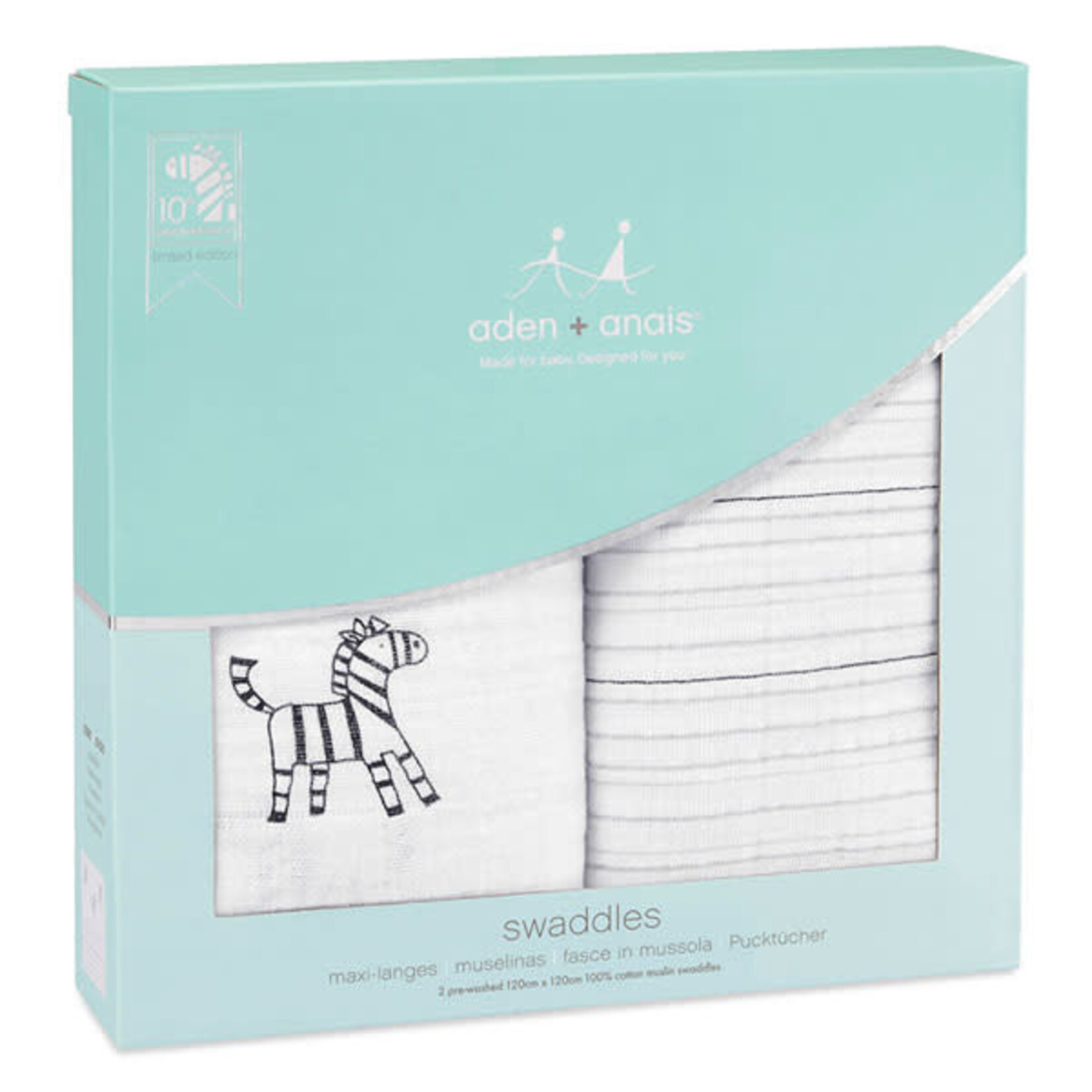 10th Anniversary 2Pack Swaddles