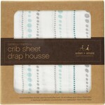 Azure Bead Silky Crib Sheet