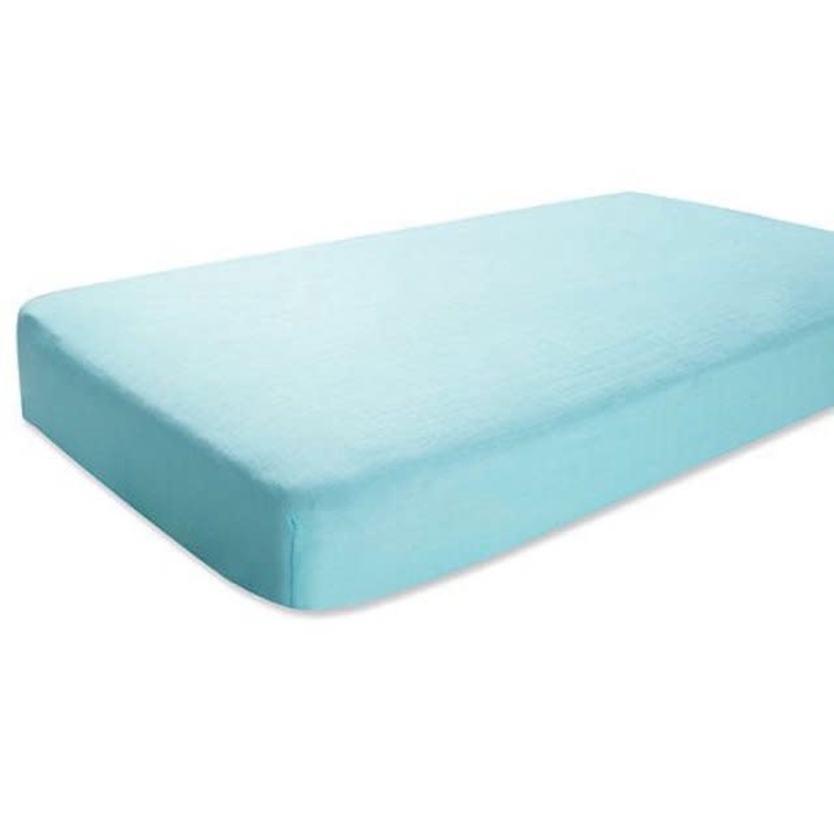 Azure Silky Soft Crib Sheet