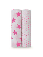 Fluro Pink Classic Swaddle 2 pk