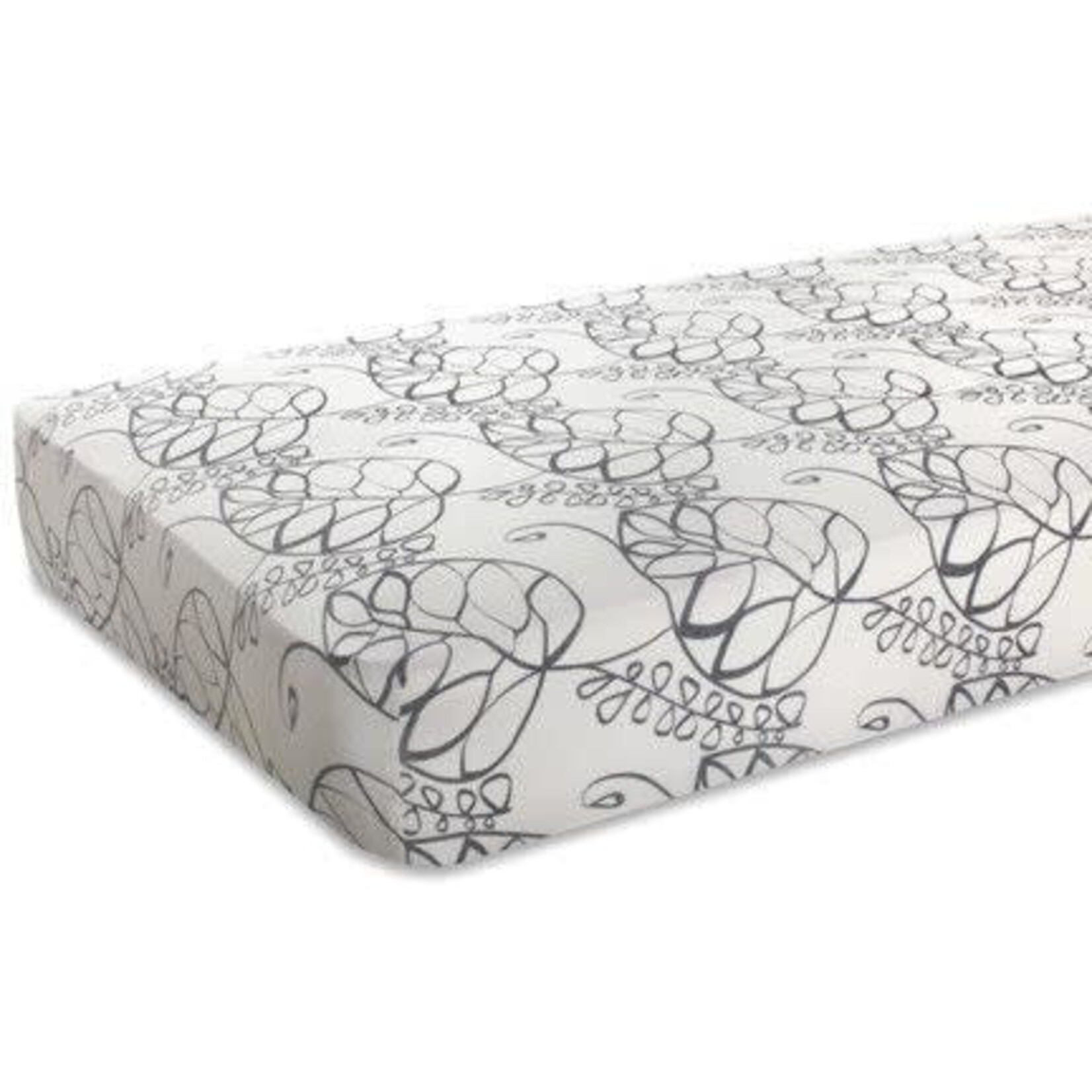 Moonlight Leafy Silky Crib Sheet
