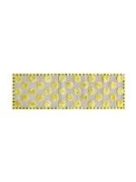 MacKenzie-Childs Macro Dot Chartreuse Rug - 2'6" x 8'