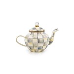 MacKenzie-Childs Sterling Check 4 Cup Teapot