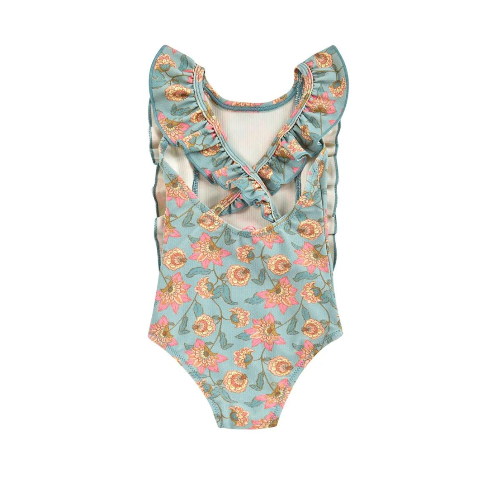 Louise Misha Mosillos Turquoise Swimsuit 4Y