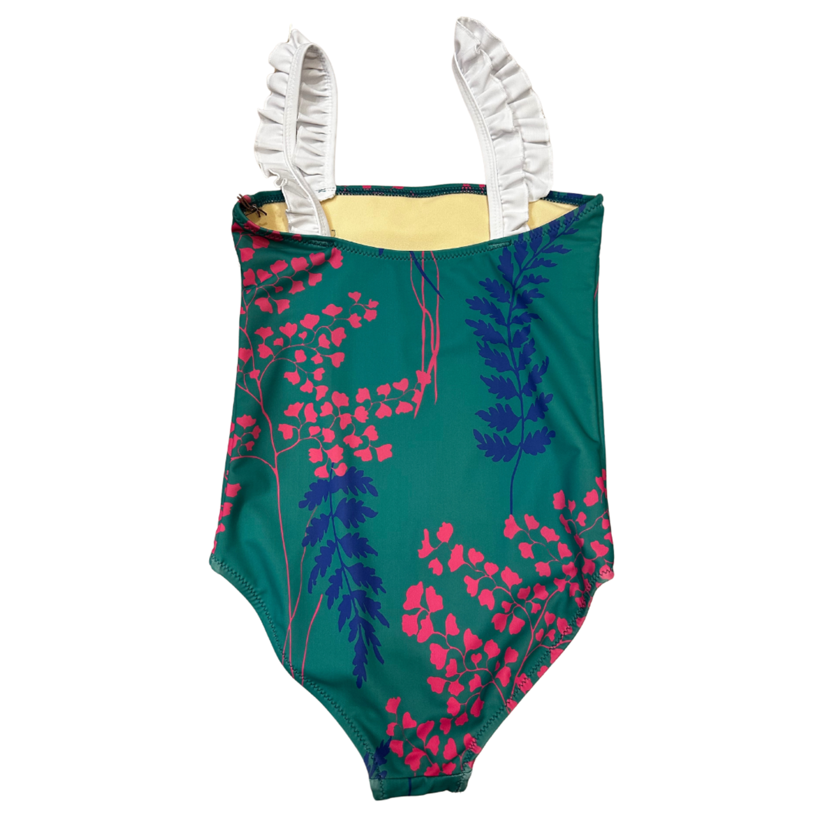 Pink Chicken Hero Suit- Green Fern